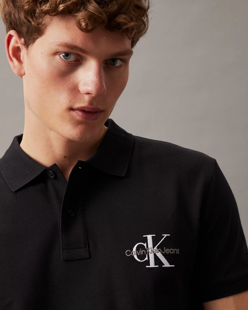  Camisetas Polos Hombre CALVIN KLEIN Negro J30J325664