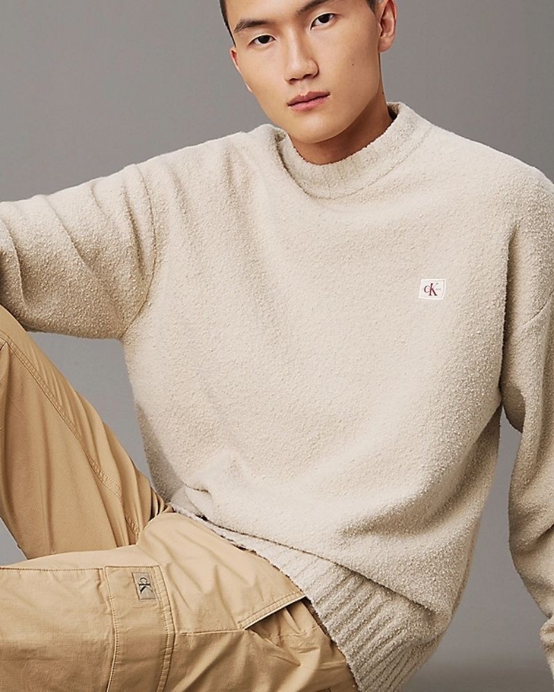 CALVIN KLEIN Calças Homem Bege J30J326438