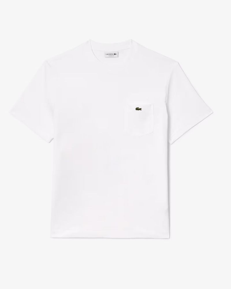 T-shirts Manga curta Homem LACOSTE Branco TH2827