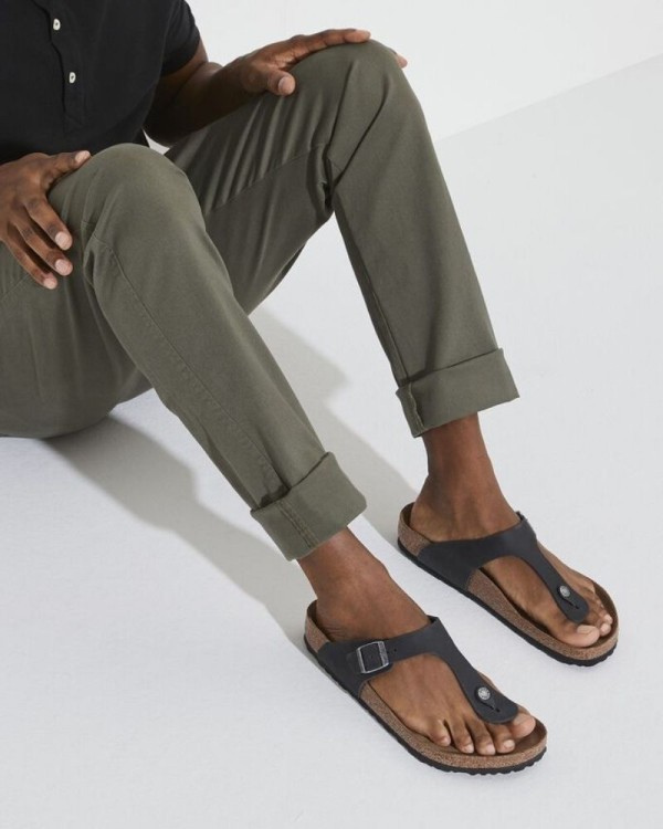  Sandalias Abiertas Hombre BIRKENSTOCK Negro 43691 GIZEH