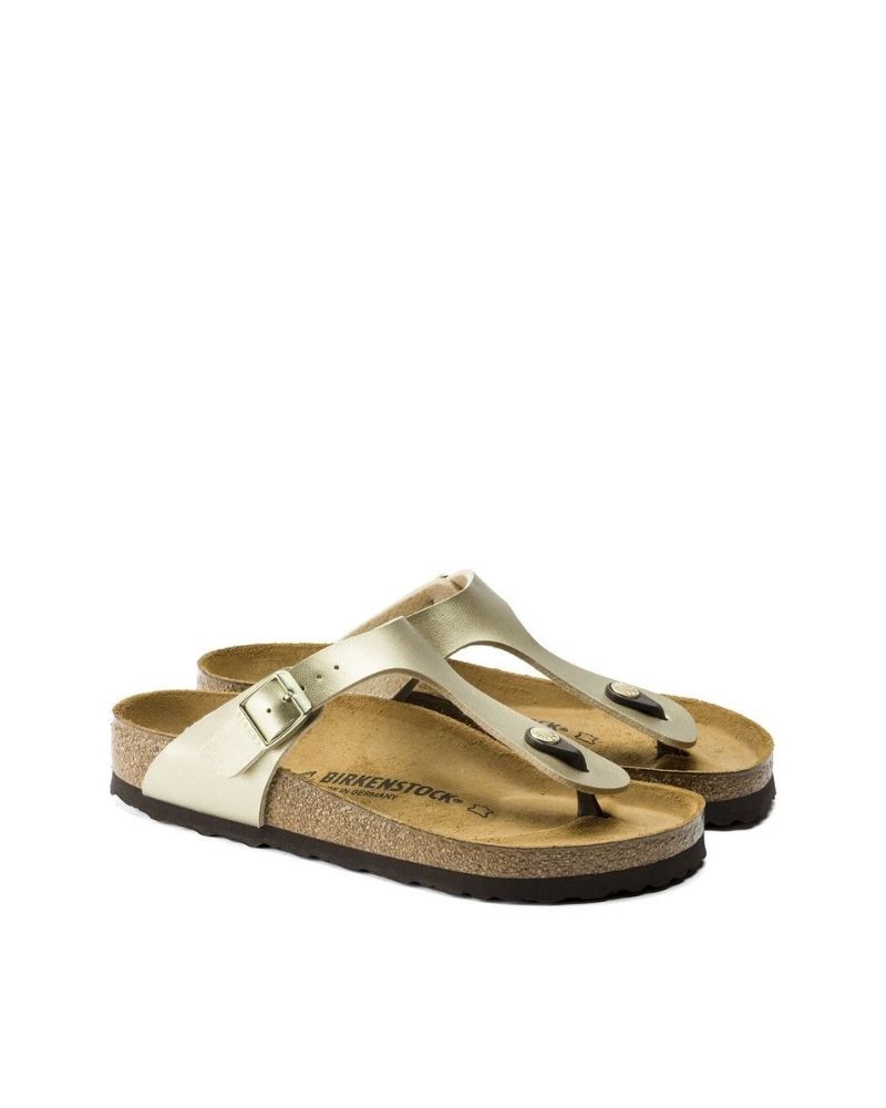  Sandalias De dedo Mujer BIRKENSTOCK Oro 1016108 GIZEH