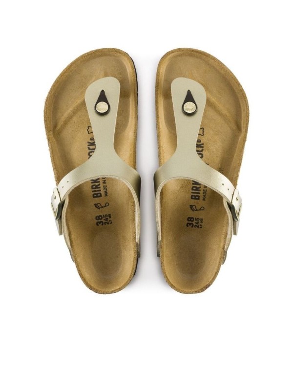 Sandalhas De dedo Mulher BIRKENSTOCK Ouro 1016108 GIZEH