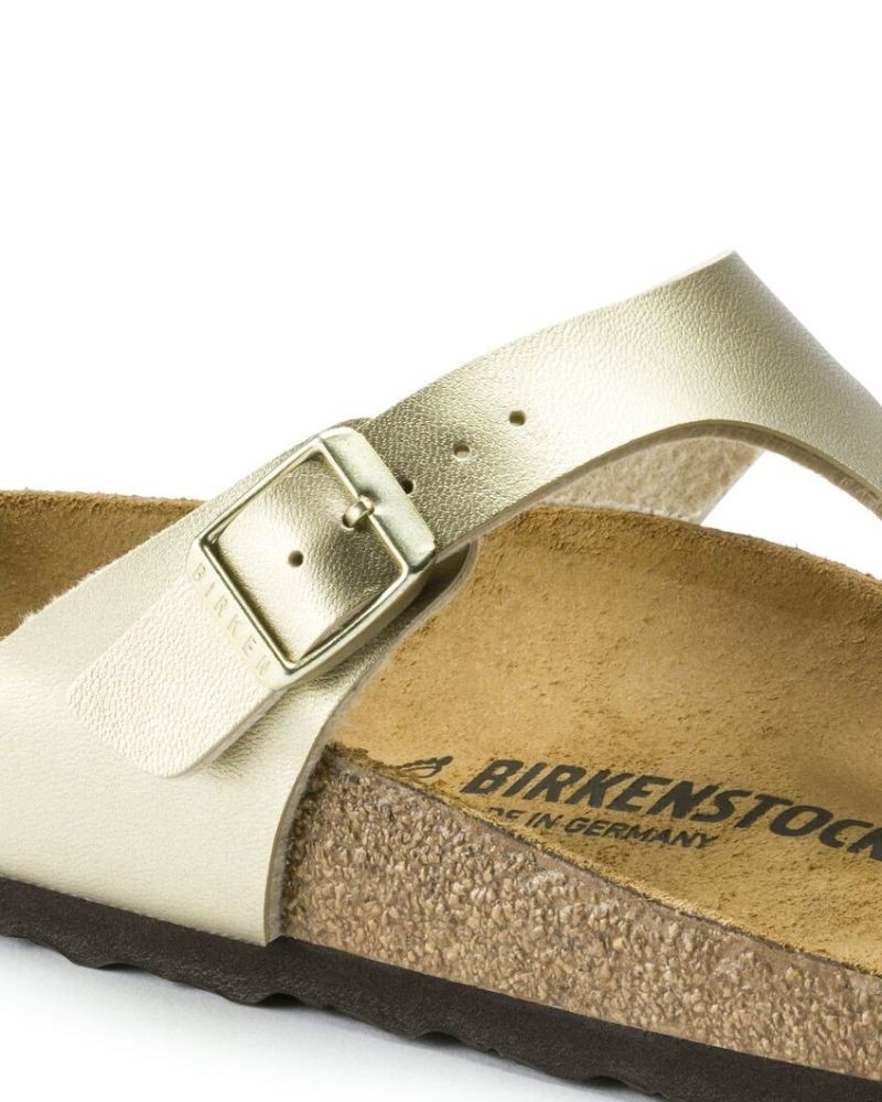Sandalhas De dedo Mulher BIRKENSTOCK Ouro 1016108 GIZEH