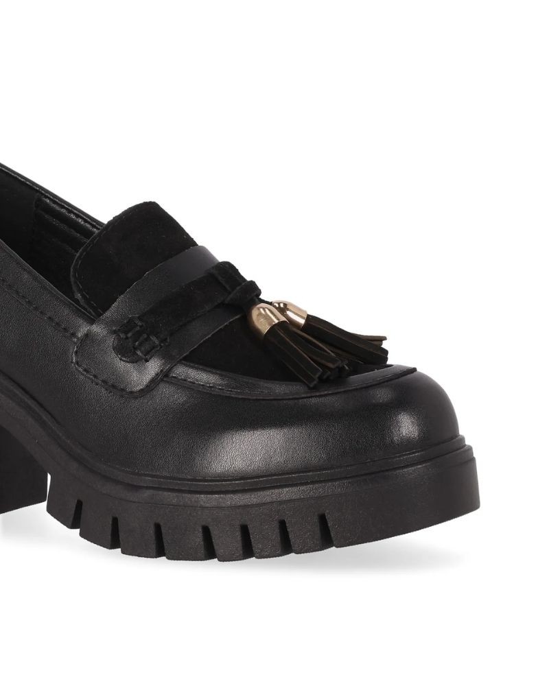 RKS Sapatos Mocassins Mulher Preto CONDE 09
