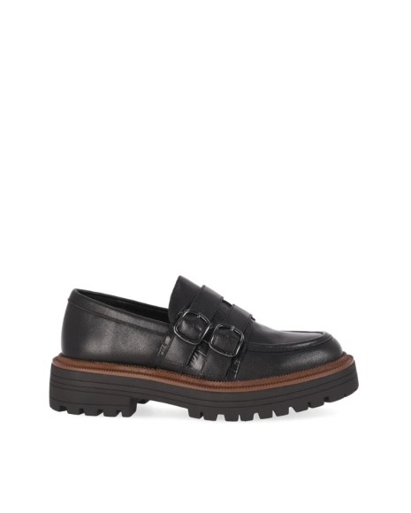 RKS Sapatos Mocassins Mulher Preto SOLERA 05