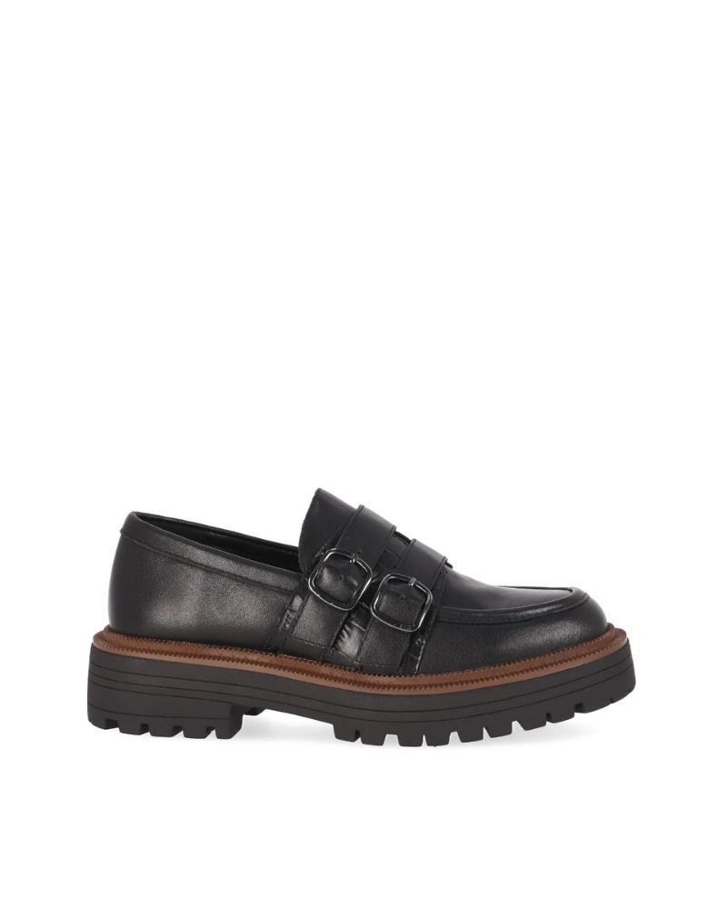 RKS Zapatos Mocasines Mujer Negro SOLERA 05