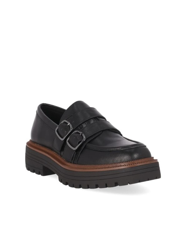RKS Zapatos Mocasines Mujer Negro SOLERA 05
