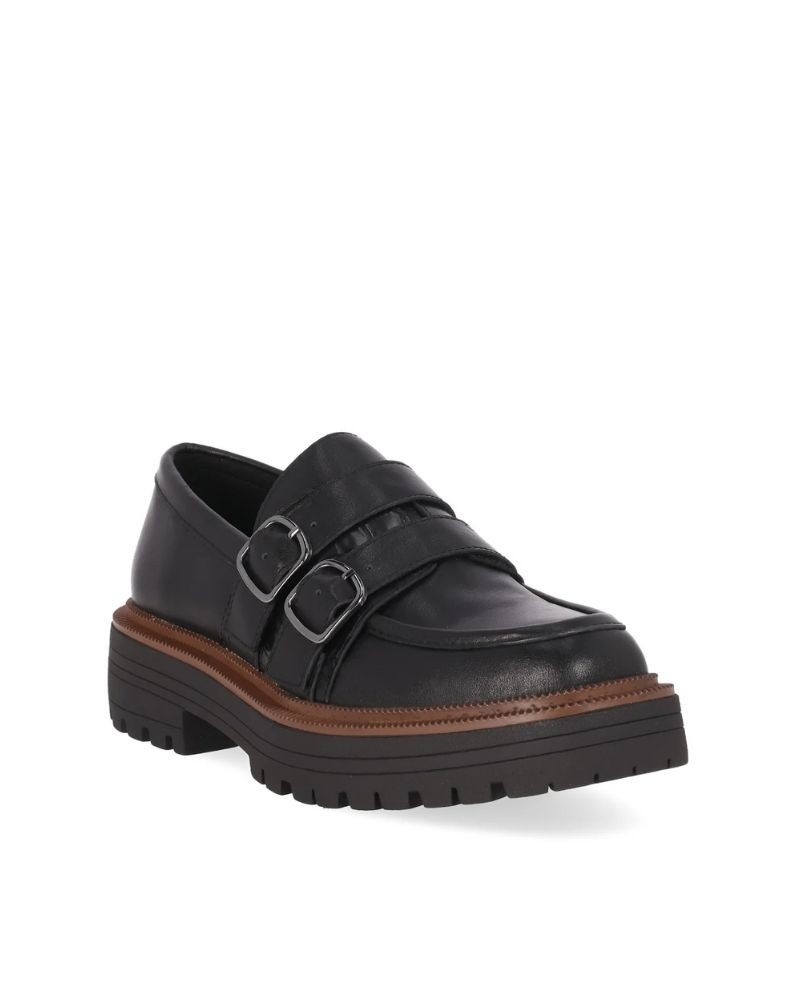 RKS Sapatos Mocassins Mulher Preto SOLERA 05