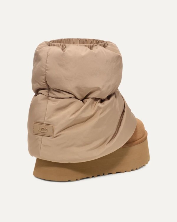 Botas de Pelego Australianas Mulher UGG Castanho 1158275 CLASSIC MINI DIPPER PUFFER