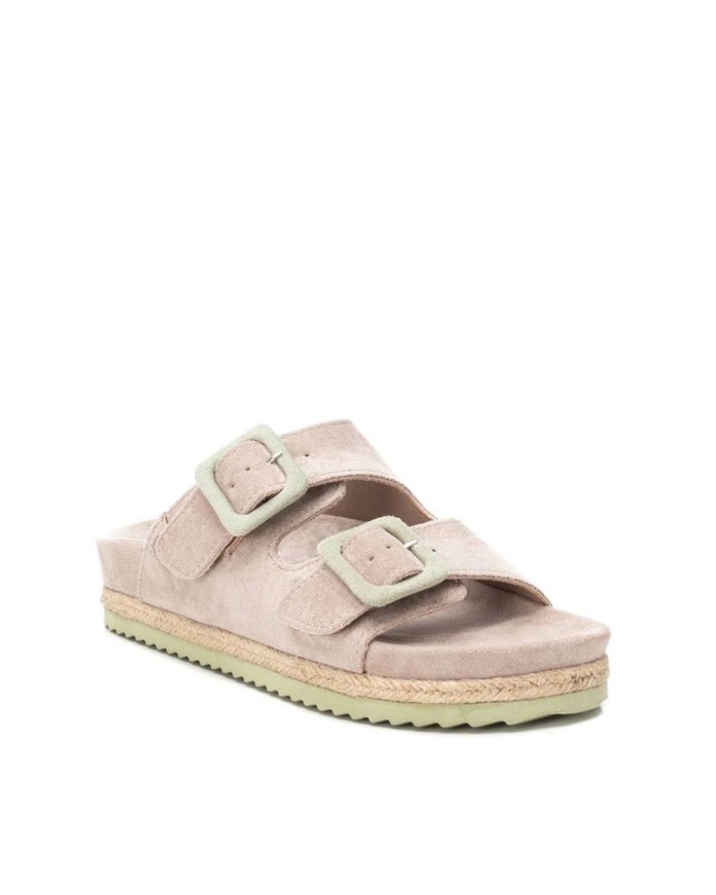  Sandalias Abiertas Alpargatas Mujer REFRESH Beige 171881