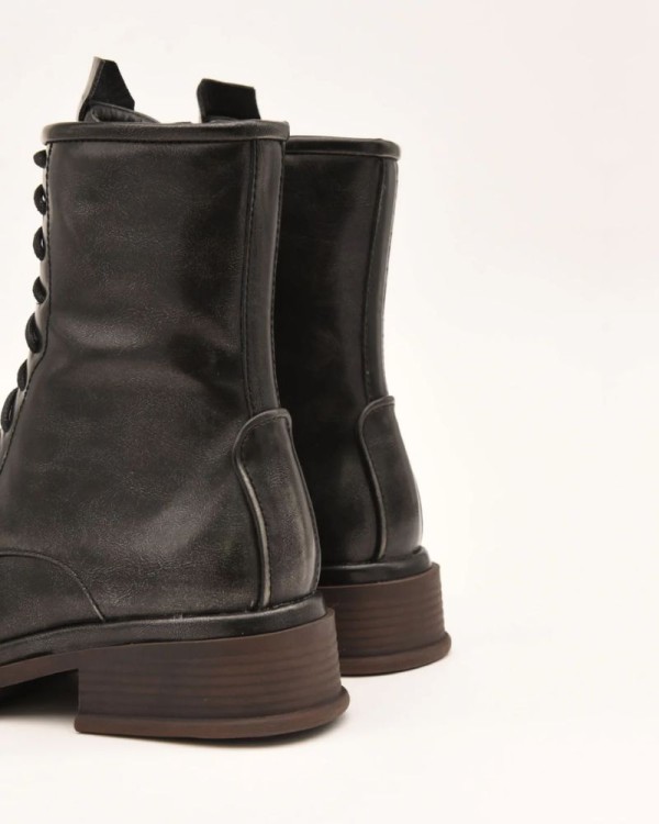 Azarey Botas Militares Mulher Cinza 494H592