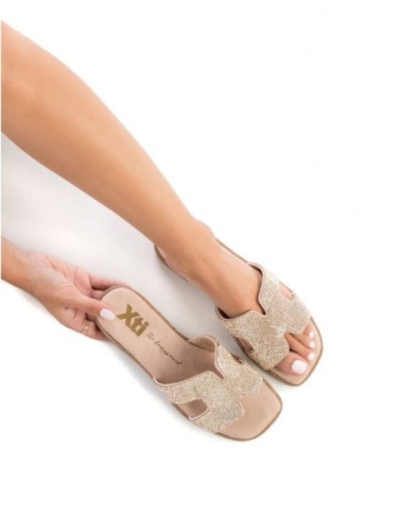 Sandalias Abertas Mulher XTI Bege 142857