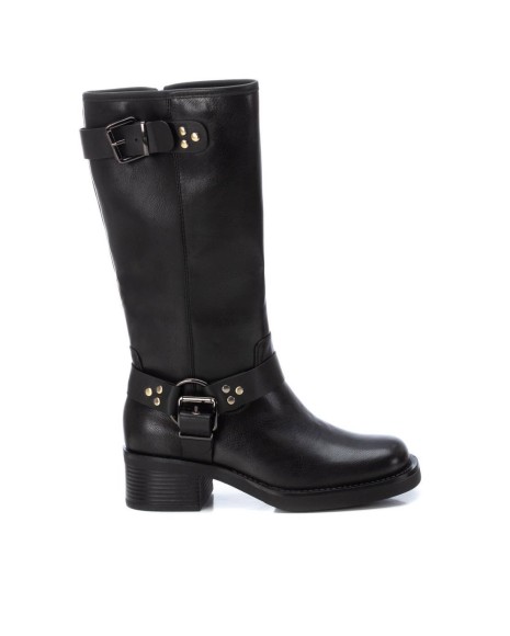 xti botas mujer negras altas para combinar.
