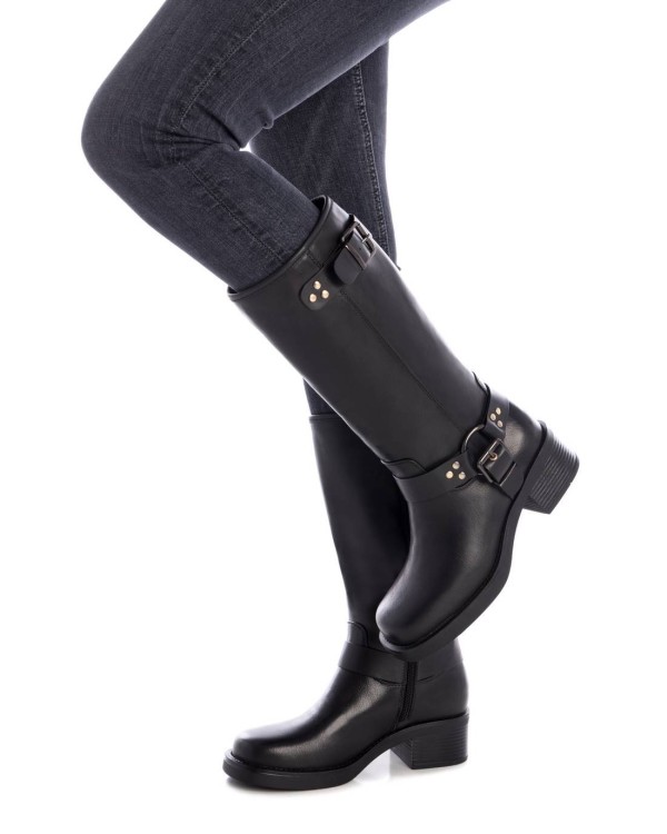 Xti botas mujer negras altas