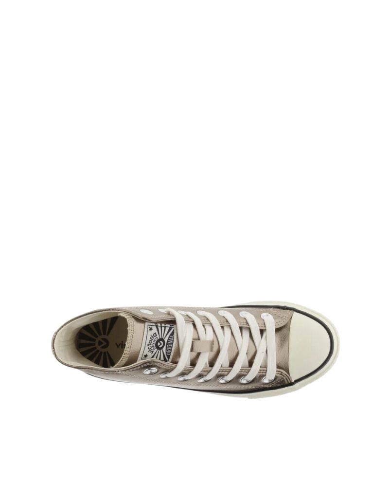 VICTORIA Zapatillas Altas Mujer Plata 1057106 Made In Spain.