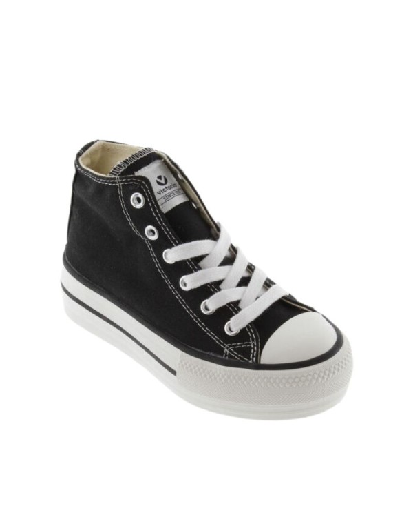 Zapatillas urbanas mujer negras Victoria
