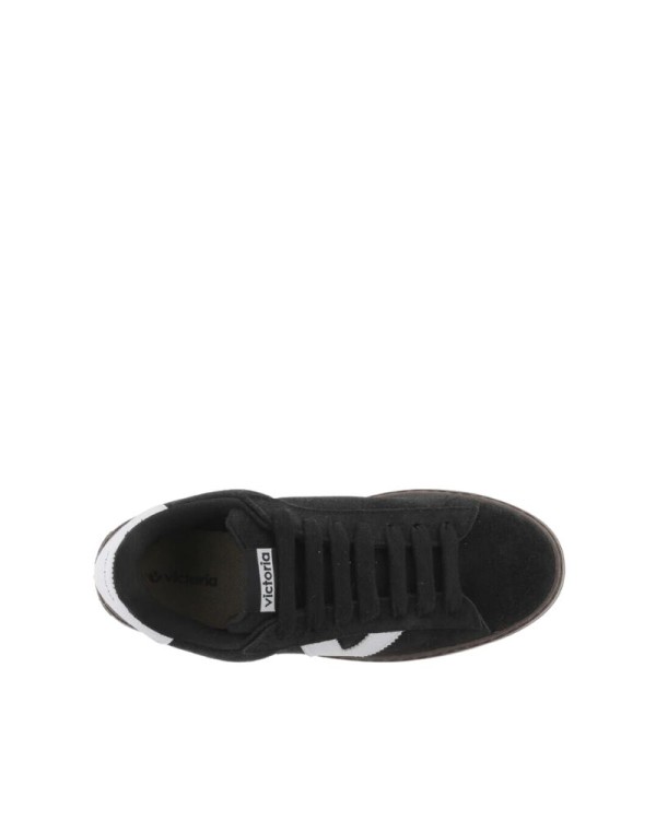 VICTORIA Zapatillas Bajas Mujer Negro 1092171 Made In Spain.