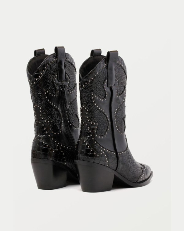 NOA HARMON Botines Cowboy Mujer Negro 9772
