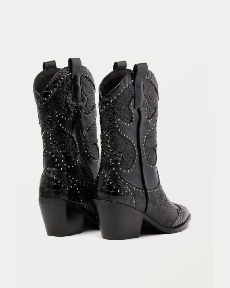 NOA HARMON Botines Cowboy Mujer Negro 9772
