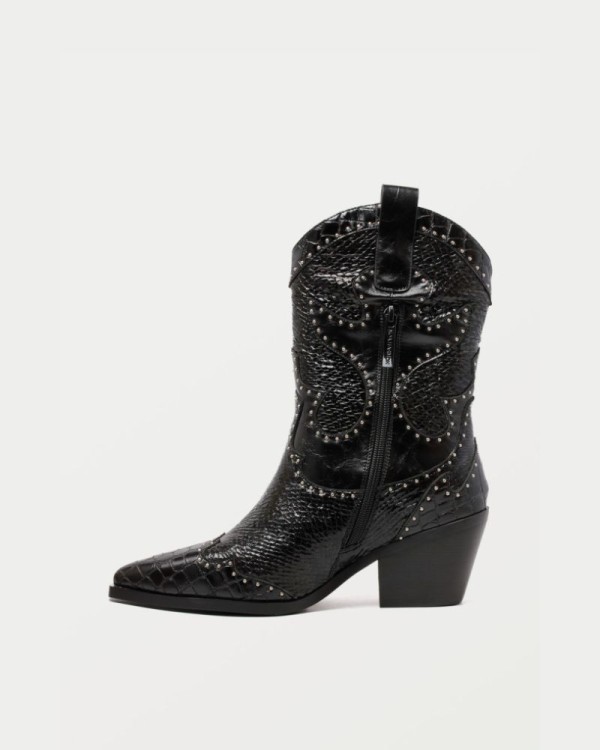 NOA HARMON Botines Cowboy Mujer Negro 9772