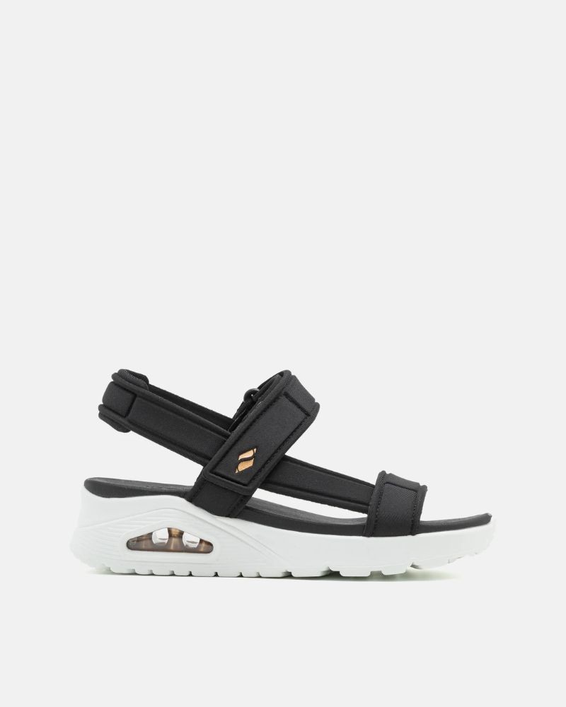  Sandalias Abiertas Mujer SKECHERS Negro 119813 UNO SUMMER STAND2