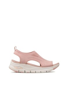  Sandalias Abiertas Fascitis plantar Mujer SKECHERS Rosa 119236 ARCH FIT CITY CATCH
