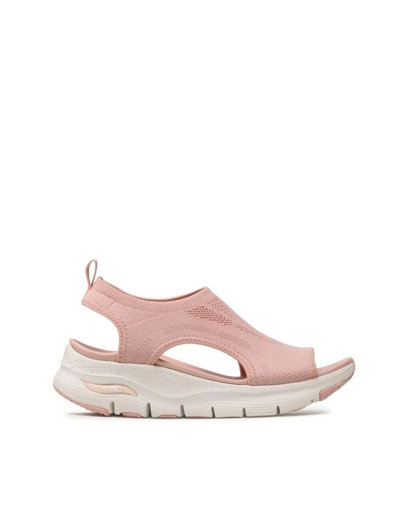  Sandalias Abiertas Fascitis plantar Mujer SKECHERS Rosa 119236 ARCH FIT CITY CATCH
