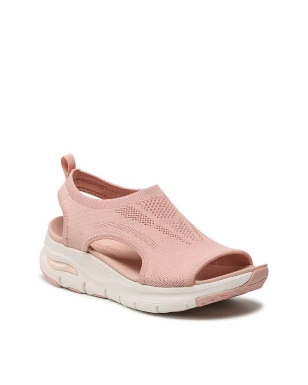  Sandalias Abiertas Fascitis plantar Mujer SKECHERS Rosa 119236 ARCH FIT CITY CATCH