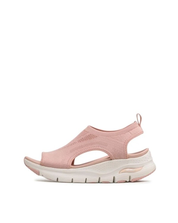  Sandalias Abiertas Fascitis plantar Mujer SKECHERS Rosa 119236 ARCH FIT CITY CATCH