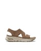 Sandálias Abertas Fascite Plantar Mulher SKECHERS Marrom 119458 ARCH FIT BRIGHTEST DAY