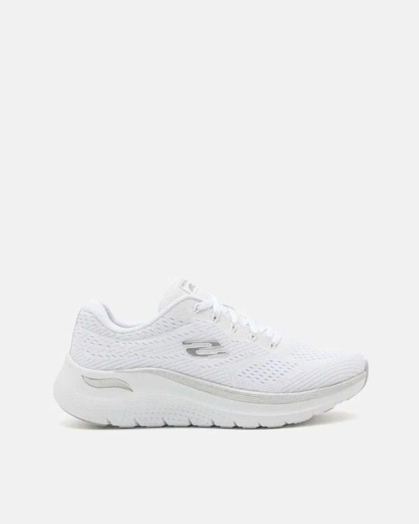  Zapatillas Bajas Fascitis plantar Mujer SKECHERS Blanco 150067 ARCH FIT 2 0 GLOW THE DISTANCE