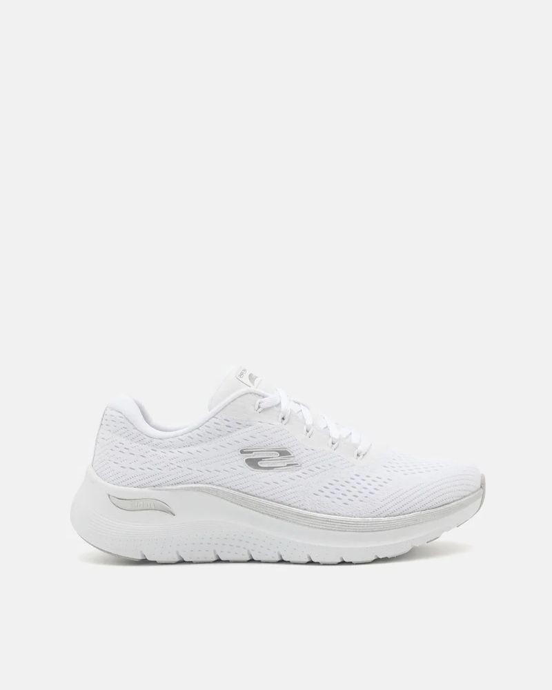 Sapatilhas Baixas Fascite Plantar Mulher SKECHERS Branco 150067 ARCH FIT 2.0 GLOW THE DISTANCE