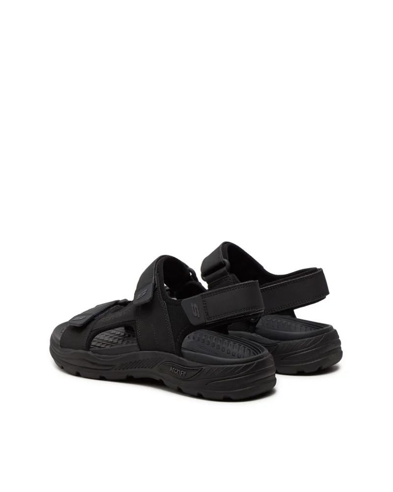  Sandalias Abiertas Fascitis plantar Hombre SKECHERS Negro 204349 ARCH FIT MOTLEY SD KONTRA