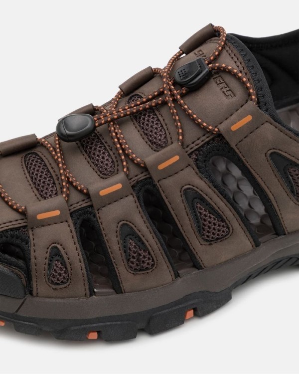 Sandálias Abertas Homem SKECHERS Castanho 204111 RELAXED FIT