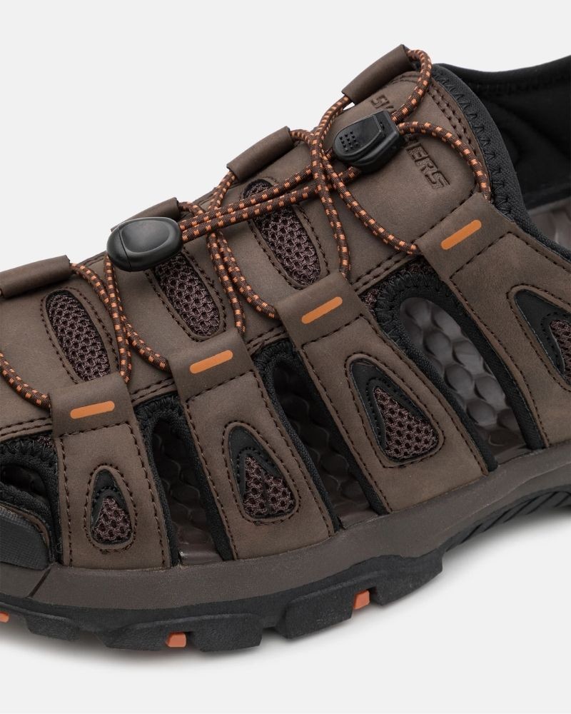 Sandálias Abertas Homem SKECHERS Castanho 204111 RELAXED FIT