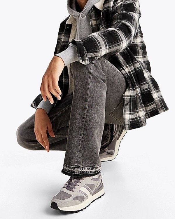 Sapatilhas Baixas Homem TOMMY HILFIGER Cinza EM0EM01537