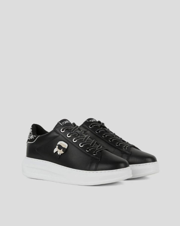 Sapatilhas Baixas Mulher Karl Lagerfeld Preto KL62529M KAPRI