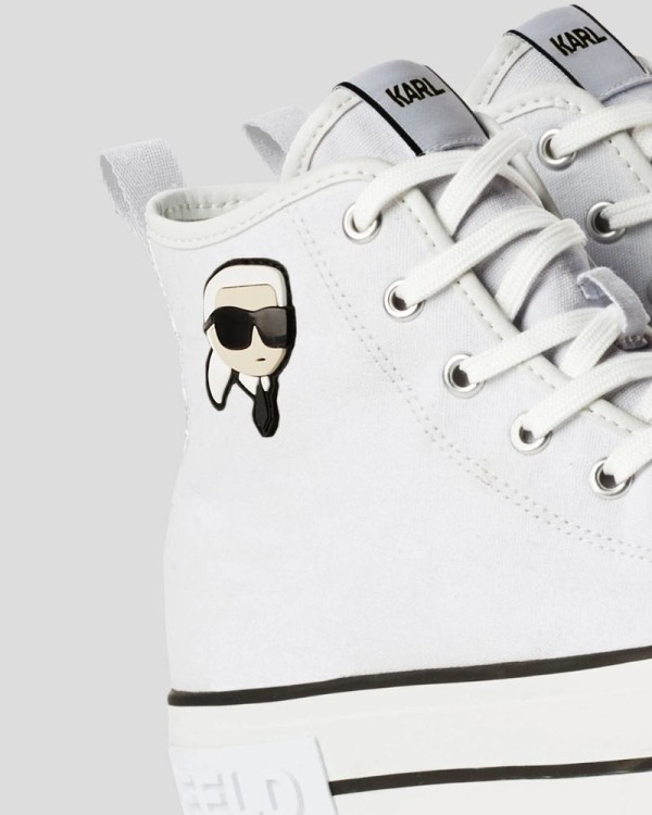  Zapatillas Altas Mujer Karl Lagerfeld Blanco KL60445T KAMPUS MAX