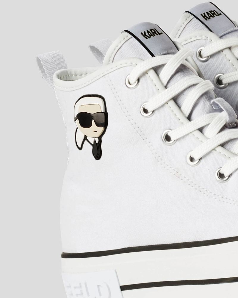  Zapatillas Altas Mujer Karl Lagerfeld Blanco KL60445T KAMPUS MAX