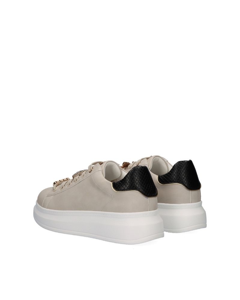 Sapatilhas Baixas Mulher EXE Beige BUTTERFLY
