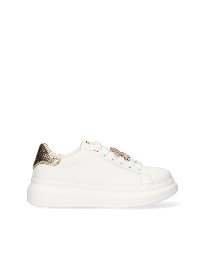Sapatilhas Baixas Mulher EXE Branco BUTTERFLY
