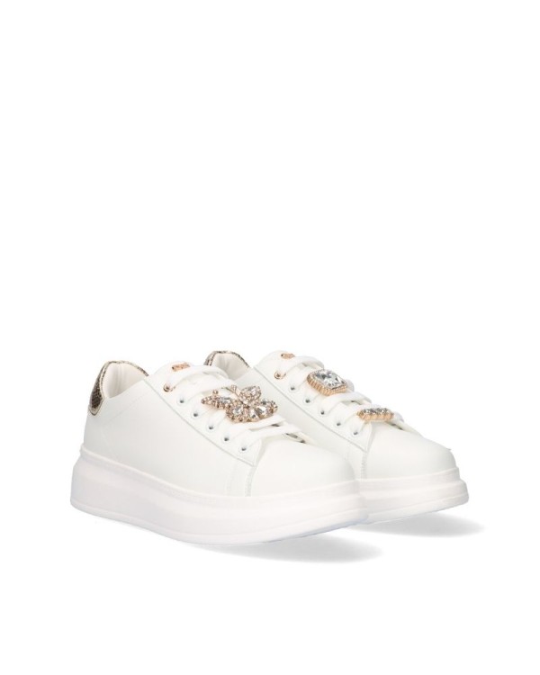 Sapatilhas Baixas Mulher EXE Branco BUTTERFLY