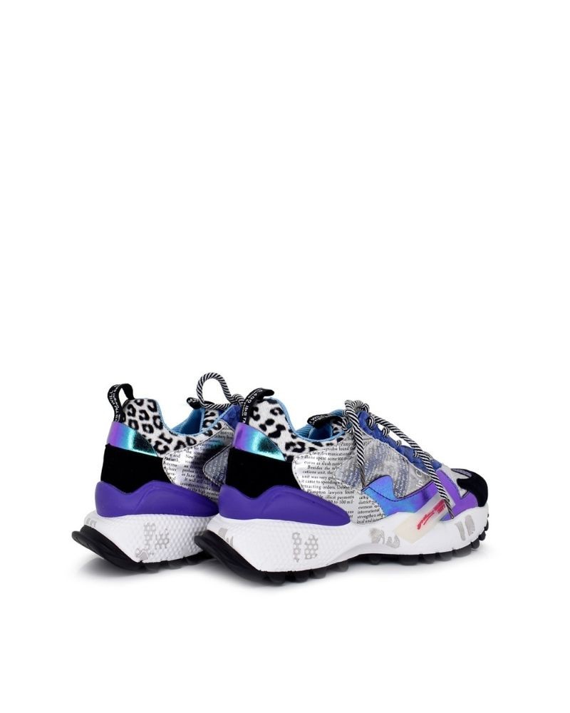  Zapatillas Bajas Mujer EXE Azul 19V03 6
