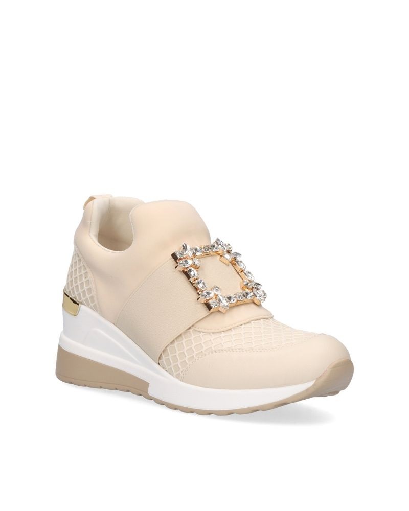 Zapatillas Bajas Mujer EXE Beige 34 51EX15