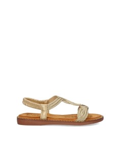 Sandalias Abertas Mulher EXE Ouro ZF1982 F6