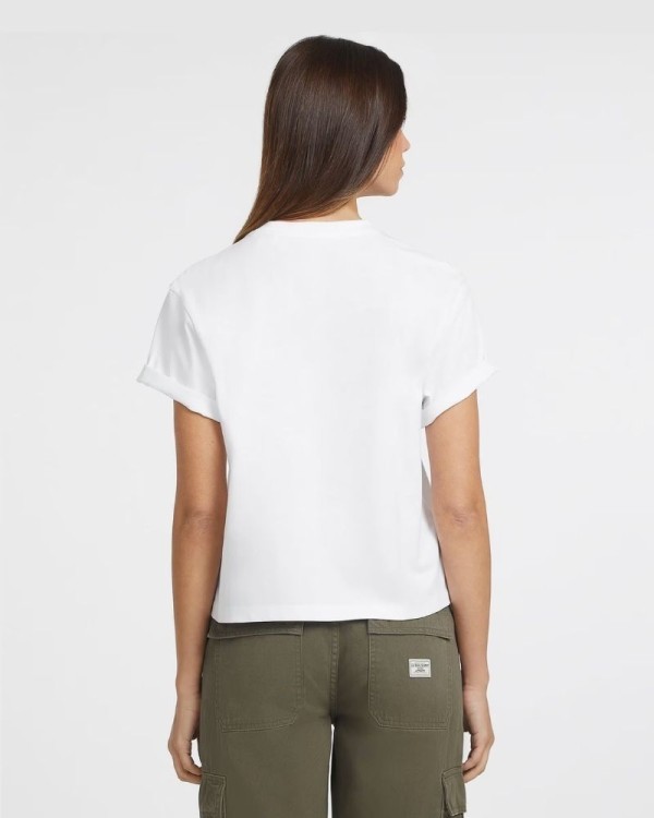 T-shirts Manga curta Mulher GUESS Branco W4YI73 K8HM0