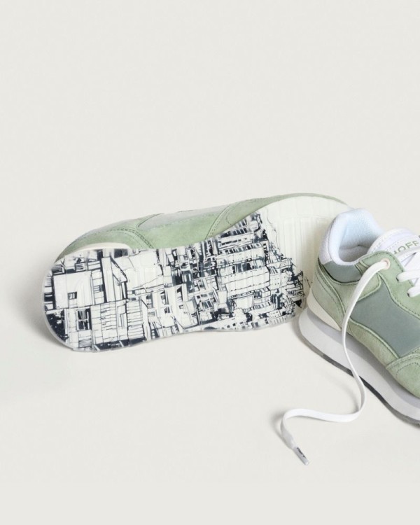  Zapatillas Bajas Mujer HOFF BRAND Verde CITY MEDELLIN 12502004