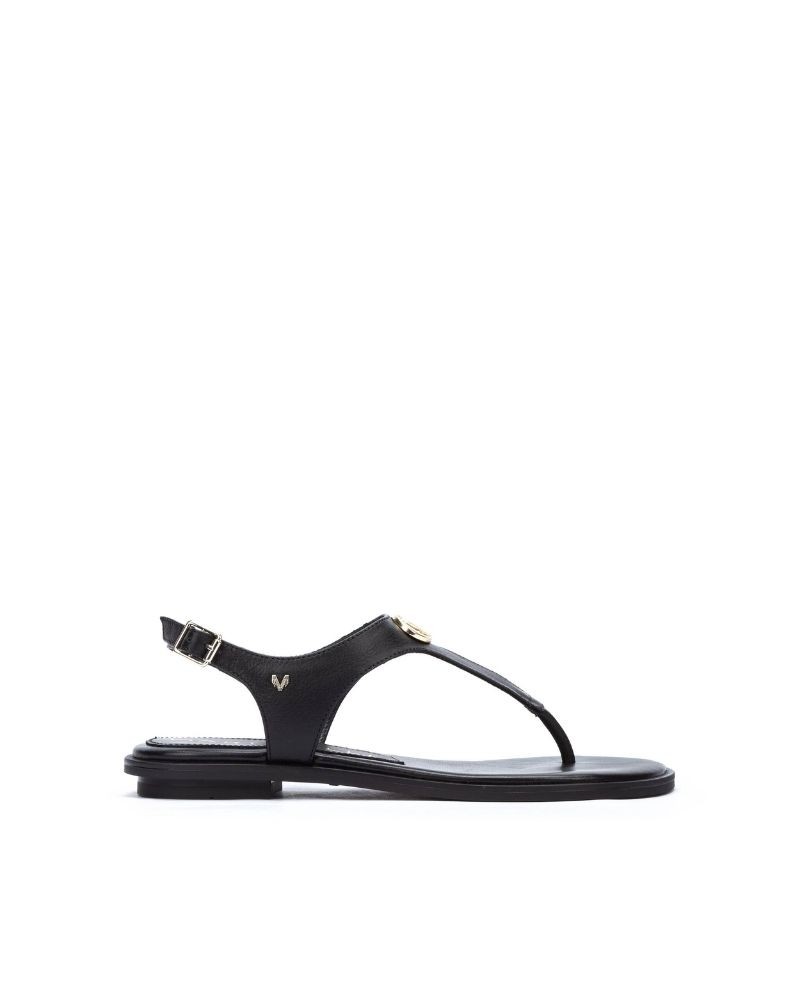  Sandalias De dedo Mujer MARTINELLI Negro MAZZINI 1535 B006Z