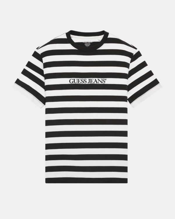 T-shirts Manga curta Homem GUESS Preto M4YI84 K9XF1