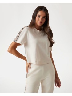T-shirts Manga curta Mulher GUESS Branco V3RI08 I3Z14